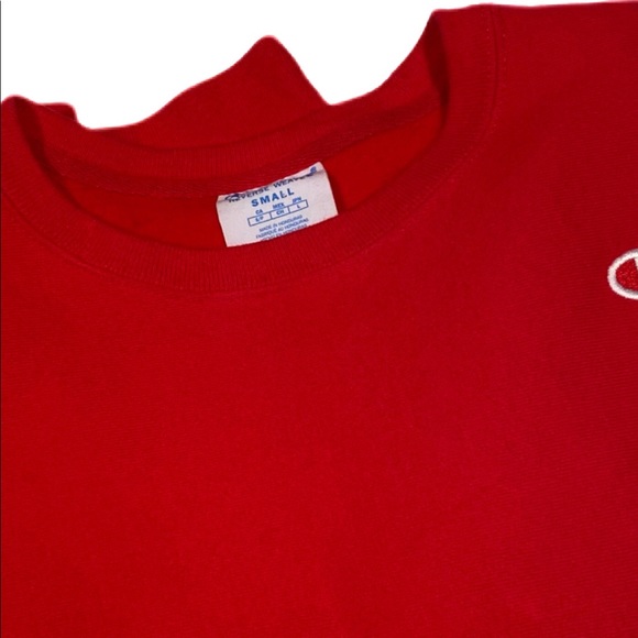 Solid Red Champion Reverse Weave - Picture 3 of 4